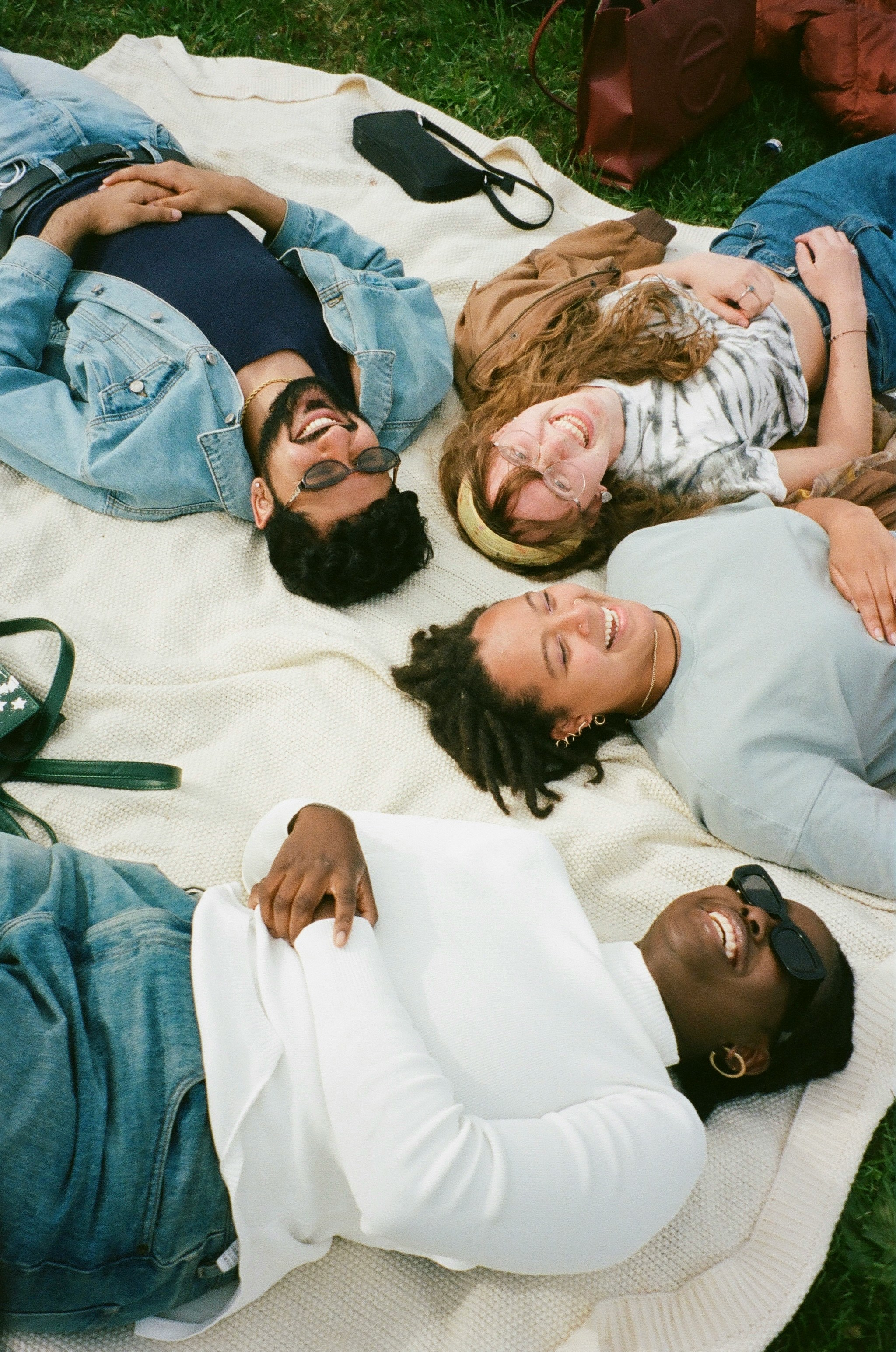 Friends relaxing together